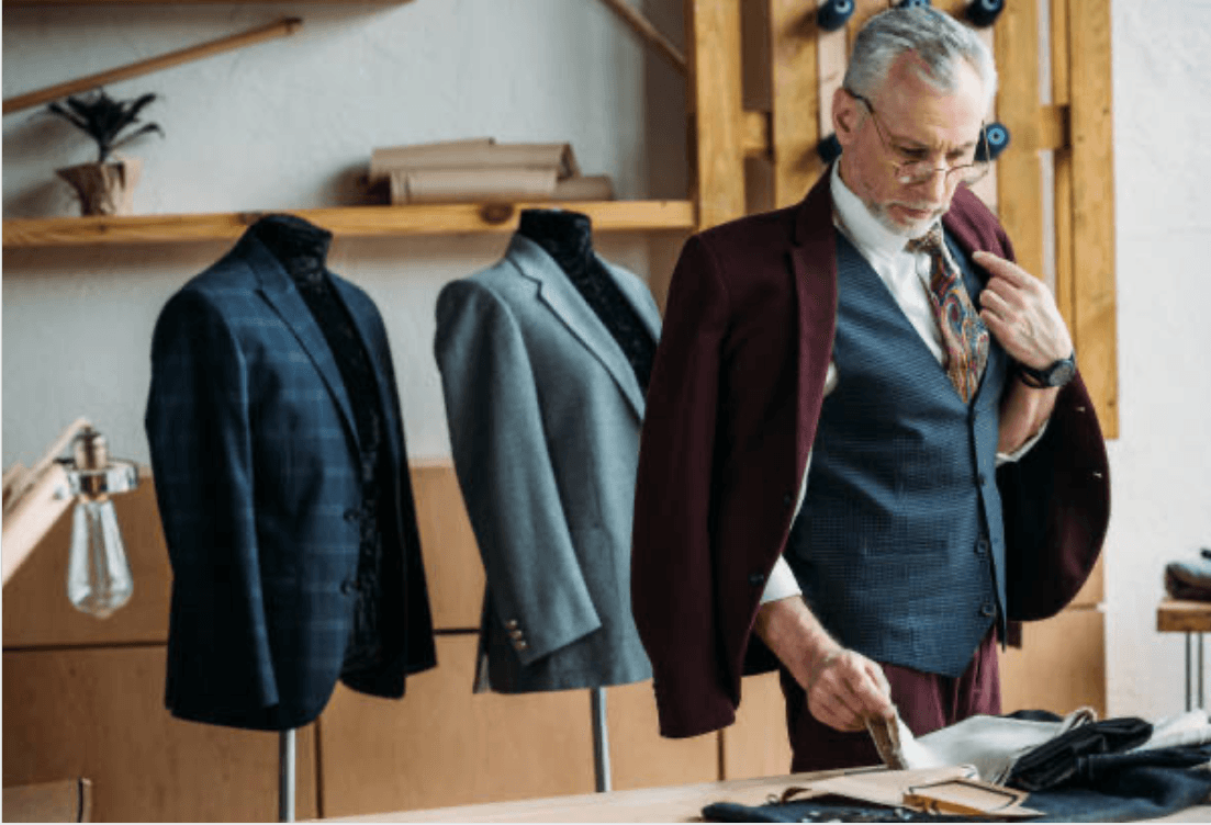 Master tailor at work